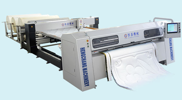 HC3500 High speed computerized multineedle shuttle less quilting machine